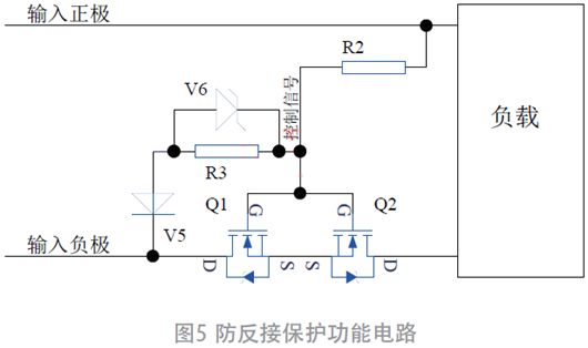 過欠壓、防反接電路