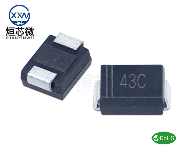P6SMB43CA參數(shù),TVS二極管P6SMB43CA瞬態(tài)(變)抑制二極管