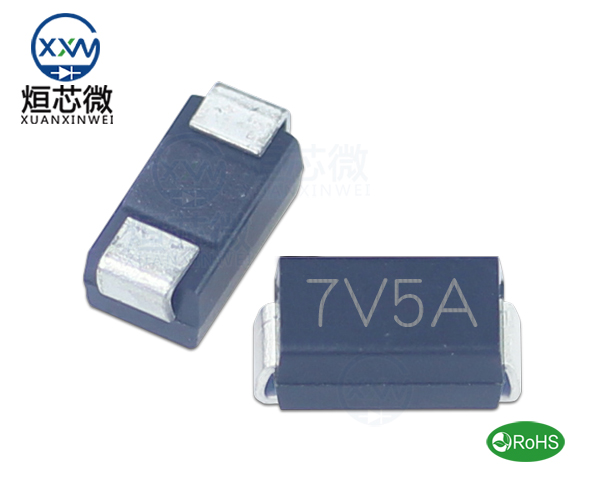 P4SMA7.5A參數,TVS二極管P4SMA7.5A瞬態(變)抑制二極管
